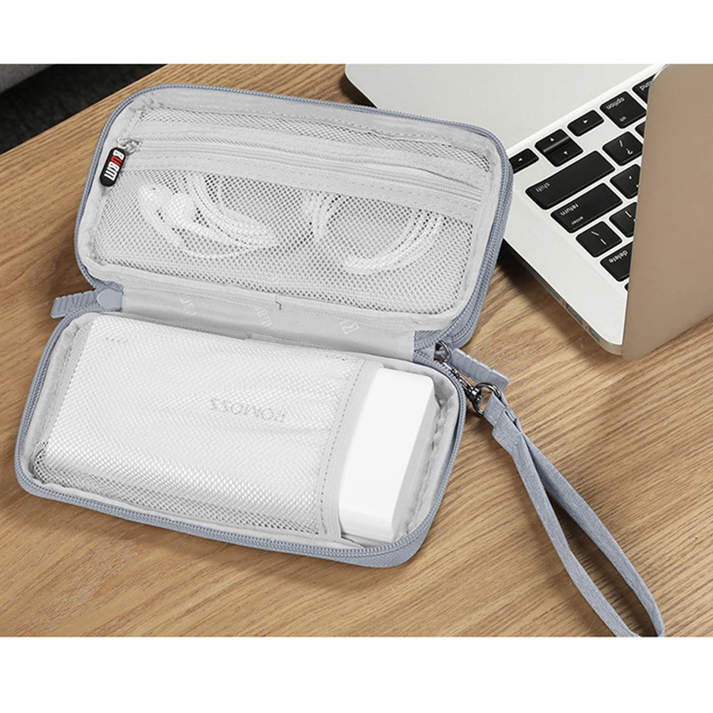 

Travel Electronics Organizer Bag Data Cable Storage for Digital Carrying Pouch