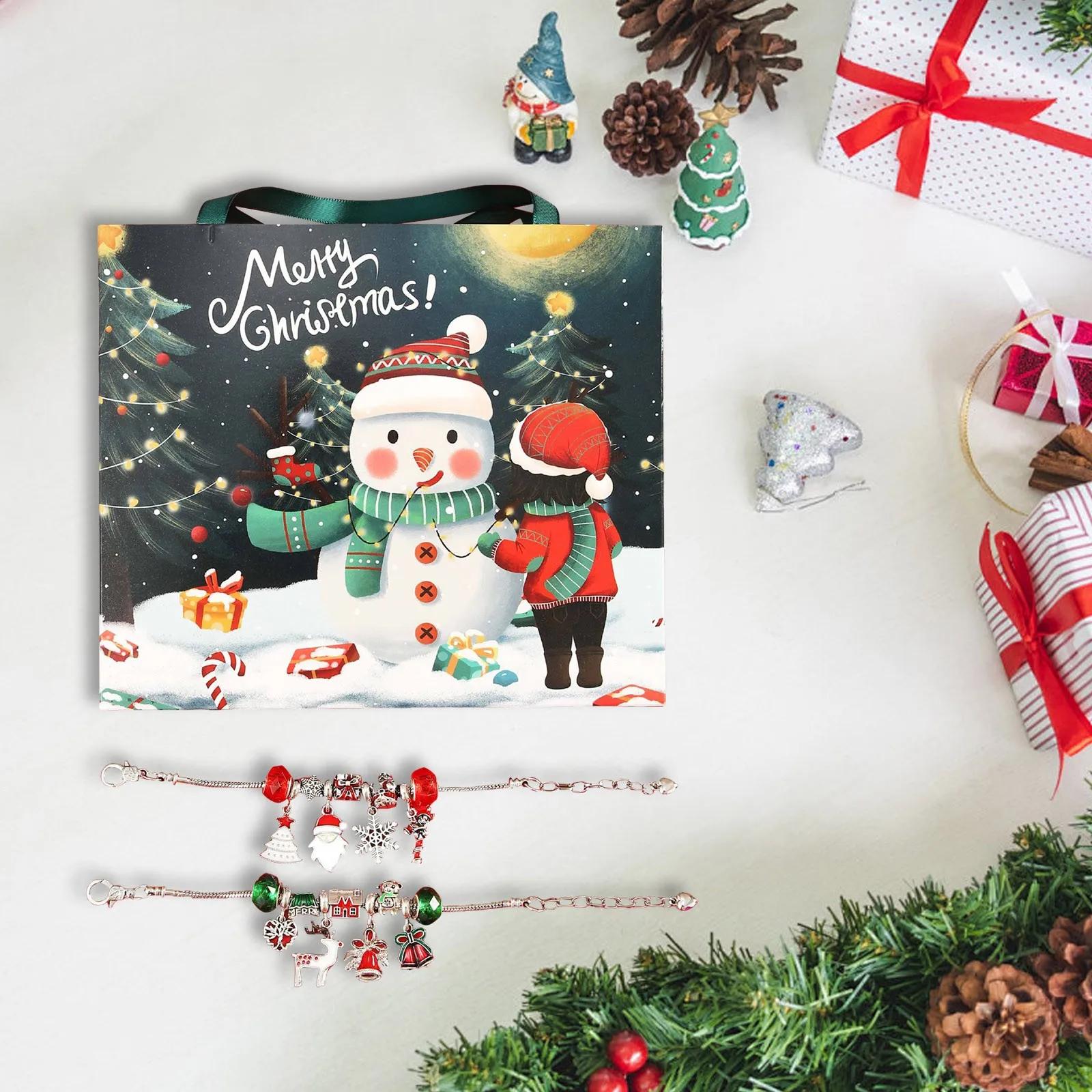 Papà Timer da bagno Calendario dell'Avvento di Natale Braccialetti 2024 Per ragazze 24 giorni Calendario per il conto alla rovescia di Natale Segno della commissione del gioco fai-da-te