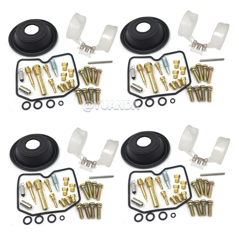 Carburetor Rebuild Kit For Kawasaki 750 Zephyr ZR-7S ZR750F ZR 750 1991-2005 With Diaphragm and Float 4 Kits 2