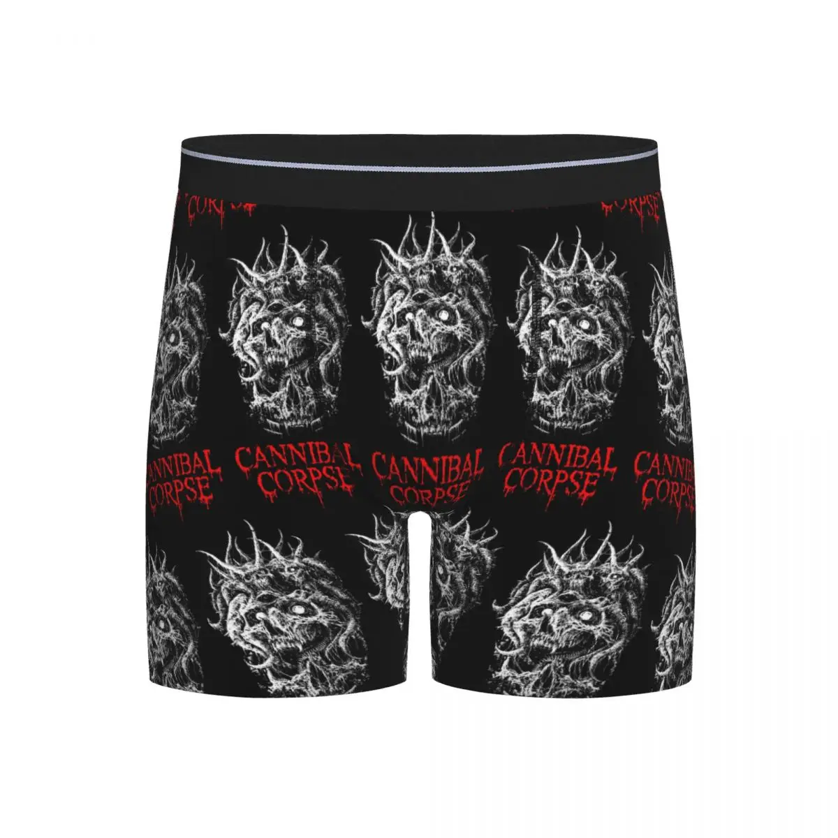 

Long Boxer Underpants Shorts Cannibal Corpse Panties Male Ventilate Underwear for Homme Man Boyfriend Gifts