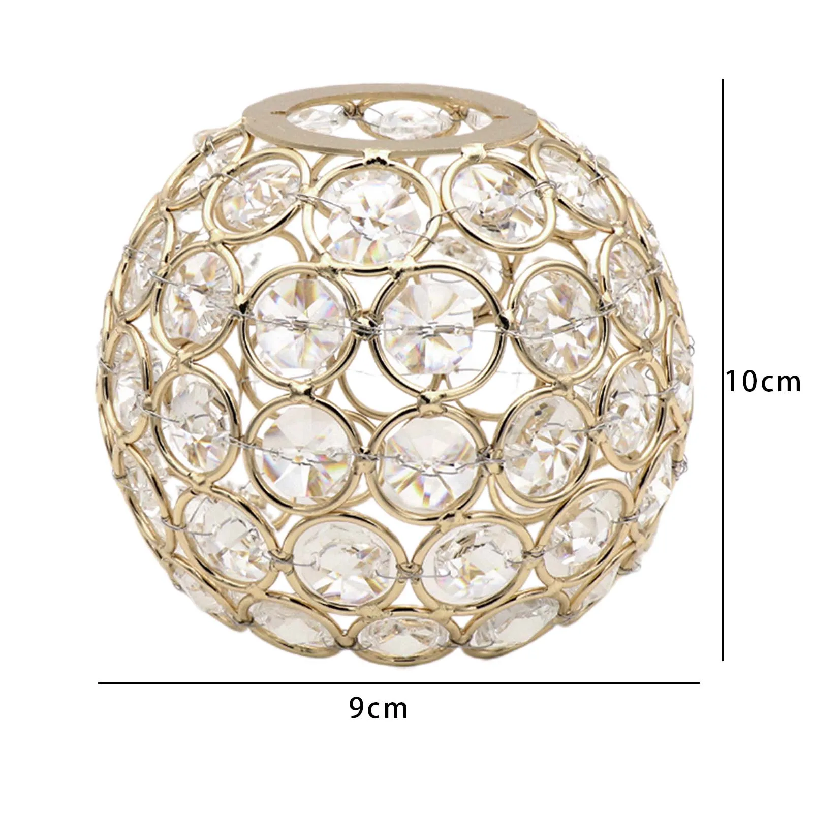Crystal Lampshade for Camping Lantern Bedside Lamp Wall Lamp Hand Crafted Reading Lamp Table Lamp Clip on Ceiling Light Shade