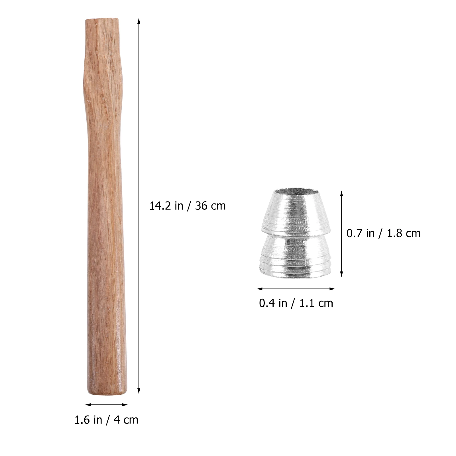 

Axe Handle Set Camping Accessories Wood Tool Practical Grip Handles Replacement