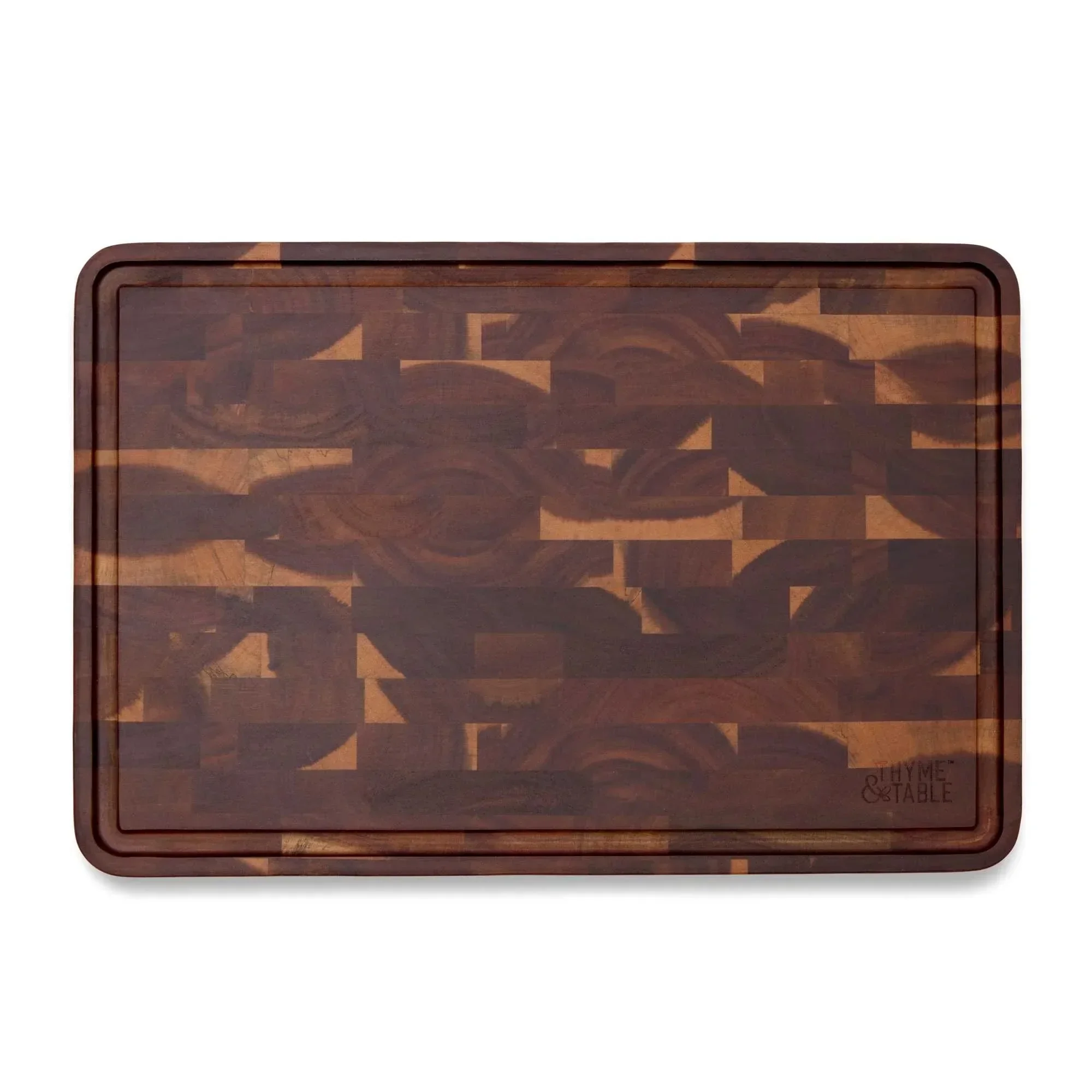 

Блок мясника с зерном акации размером 12 x 18 дюймов, 12 x 18 дюймов