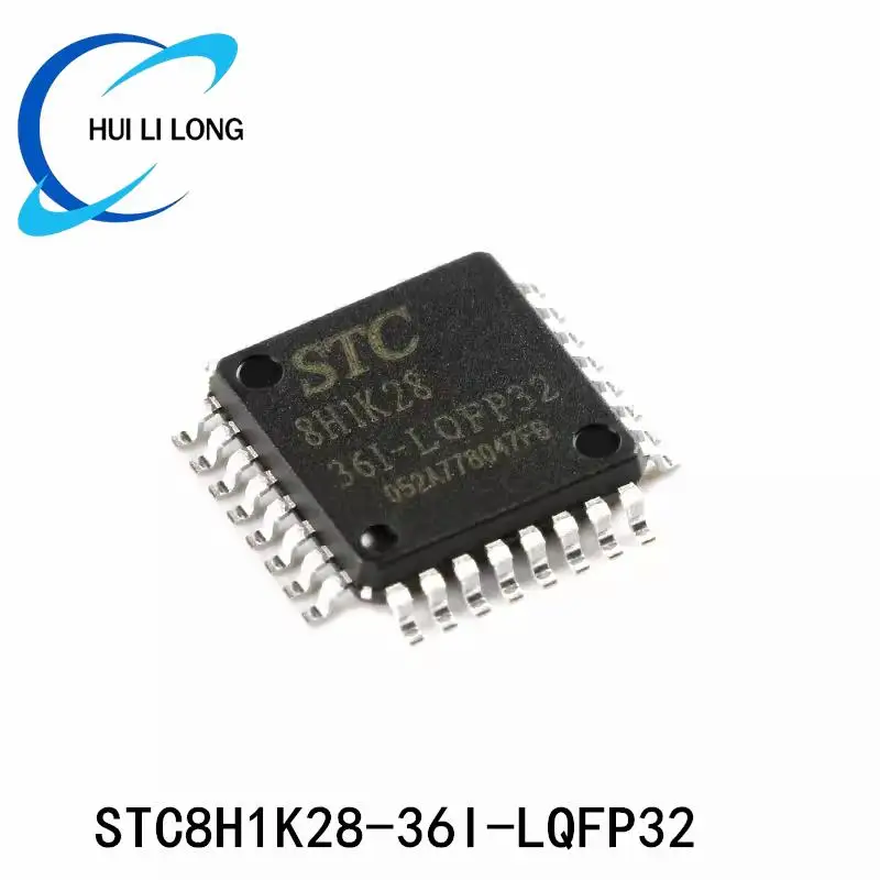 STC8H1K28 STC8H1K28-36I LQFP32 STC 8H1K28 Enhanced 1T 8051 Microcontroller MCU IC Controller Chip STC8H1K28-36I-LQFP32