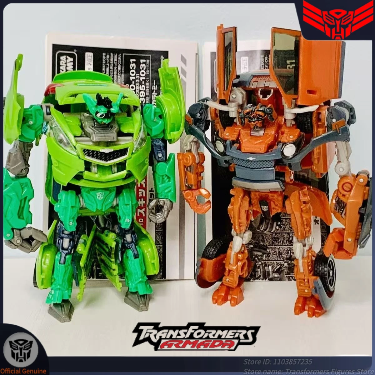 Originele Gloednieuwe Transformer Robot Speelgoed UTR08 Twin Brothers Skids G1 Film Cartoon Action Figure Anime Beweegbare Model Auto Geschenken