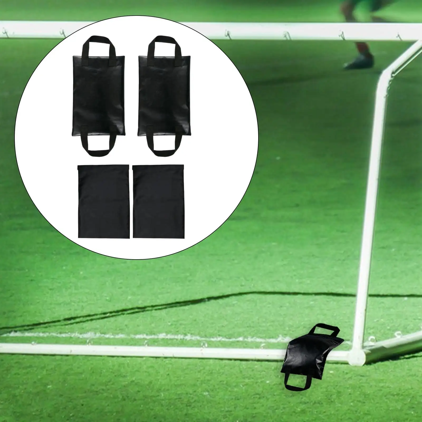 2 Pieces Frame Net Stabilizer Weighted Anchor Bags Waterproof Weights Sand Bags for Soccer Goals Hockey Nets Baseball Nets