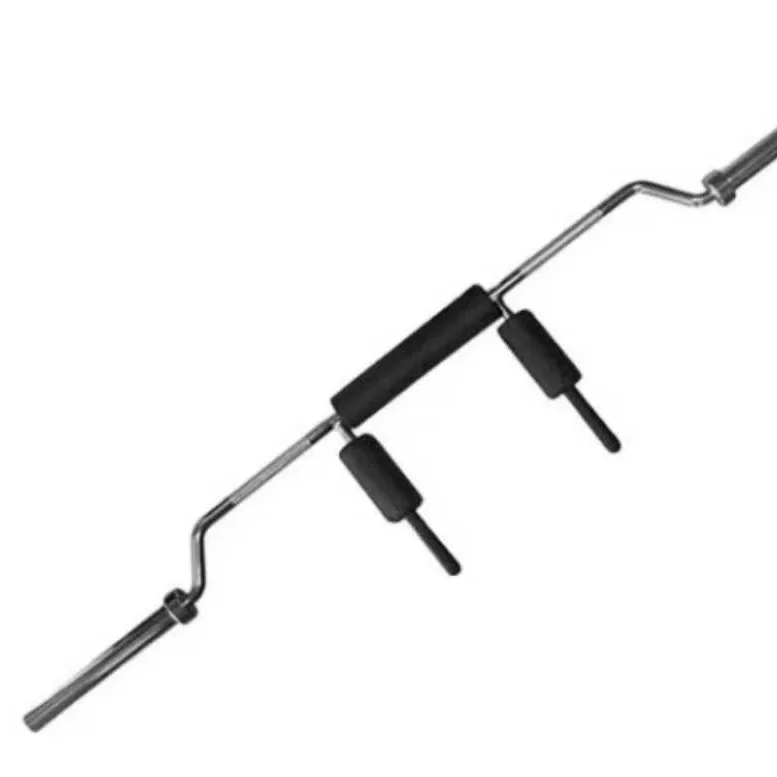 Squat safety bar lift deadlift weight bar U-shaped safety bearing fitness equipment