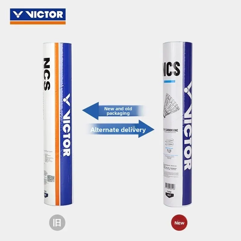 12 قطعة VICTOR NCS الكربون الصوت الريشة الكرات دائم الاصطناعي الطيران استقرار لعبة الكرة أنبوب #6