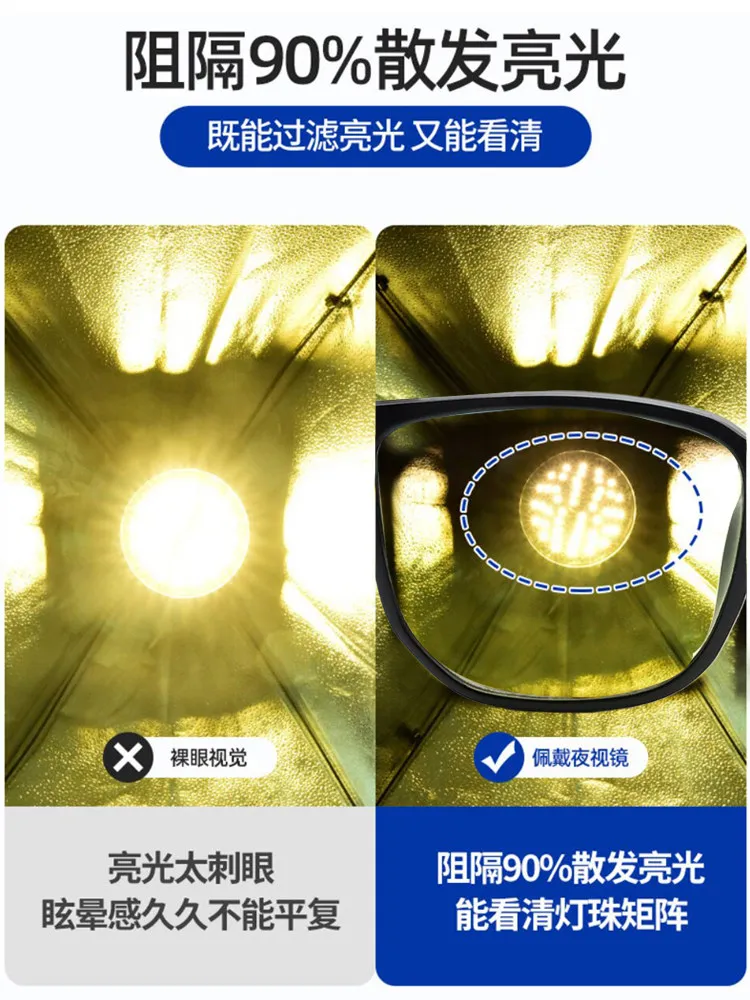 Anti-glare glasses for drivers, night driving glasses, night vision glasses for men and women, day and night use
