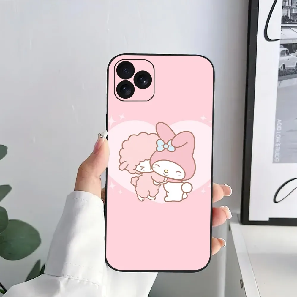 MINISO Sanrio my sweet piano Phone Case For iPhone 15 14 13 12 11 8 Mini Xr Xs X Xsmax Pro Max Plus Shell