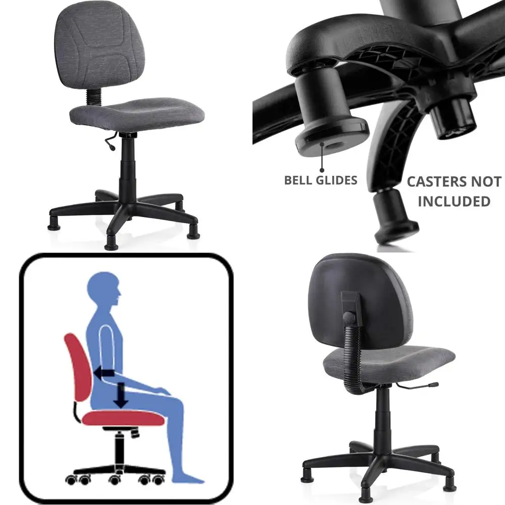 

Ergonomic Task Chair for Sewing with Adjustable Back, Made in Canada, Easy Glide, Height Adjustable Comfort