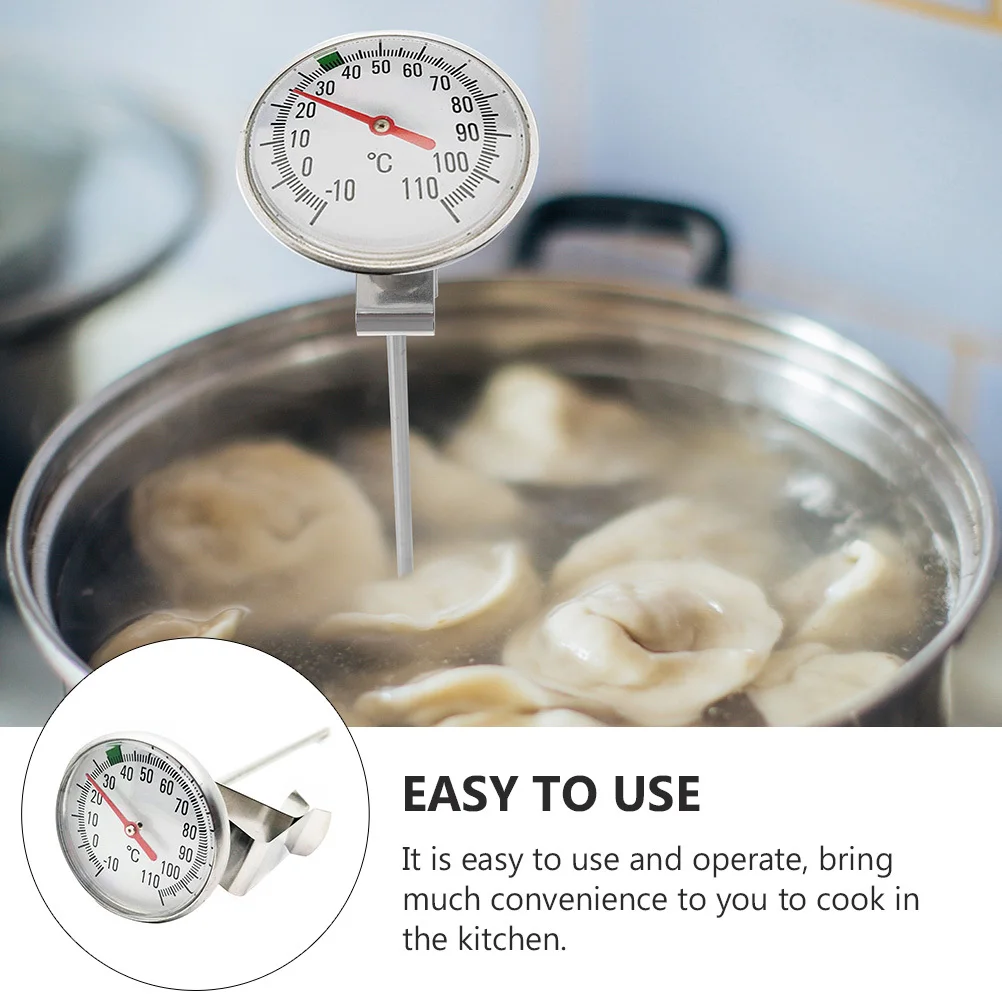 

1Set Food Thermometer Metal Probe Type Thermometer Kitchen Cooking Accurate Temperature Measurement Tool Meat Temperature Gauge
