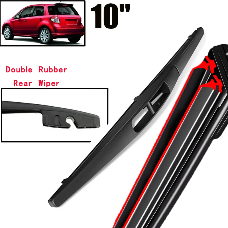 

Car Wiper 10" Rear Wiper Blade For Suzuki SX4 Hatchback SX4-FCV S-Cross 2006 - 2020 Windshield Windscreen Tailgate Window