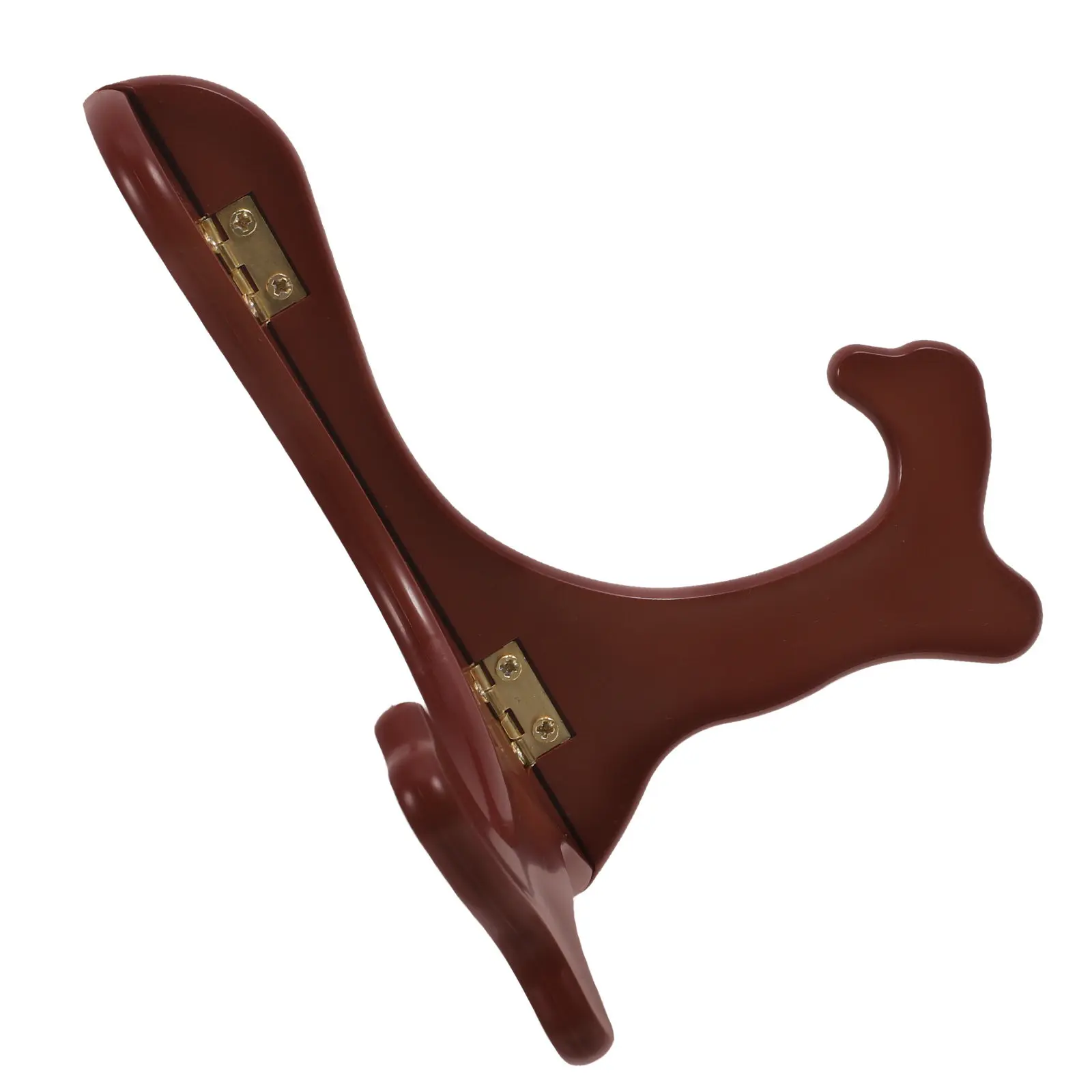 Small Plate Display Stand Adjustable Plastic Easel for Ceramic Plates Decorative Round Dish Holder Tabletop Home Decor Display