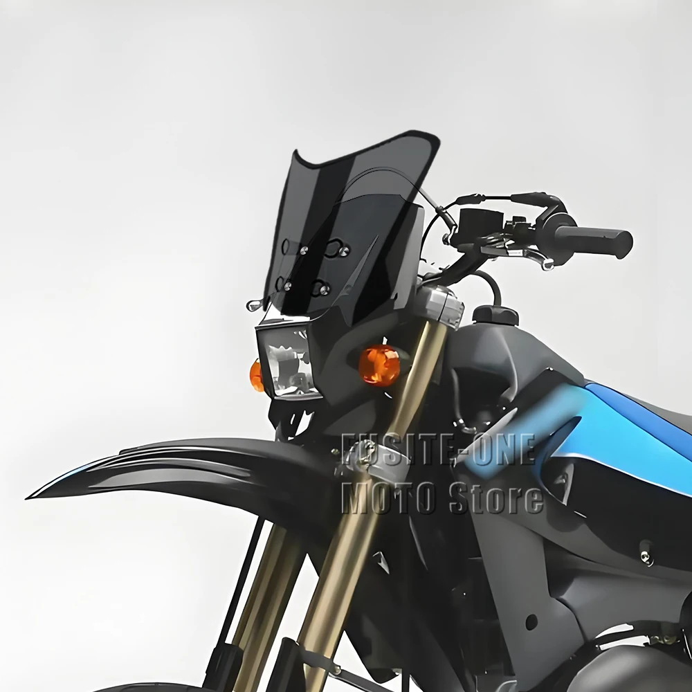 

For Huswana sm 125s 2000 2004 motorcycle adventure windshield extension style Windscreen Wind Deflector Screen