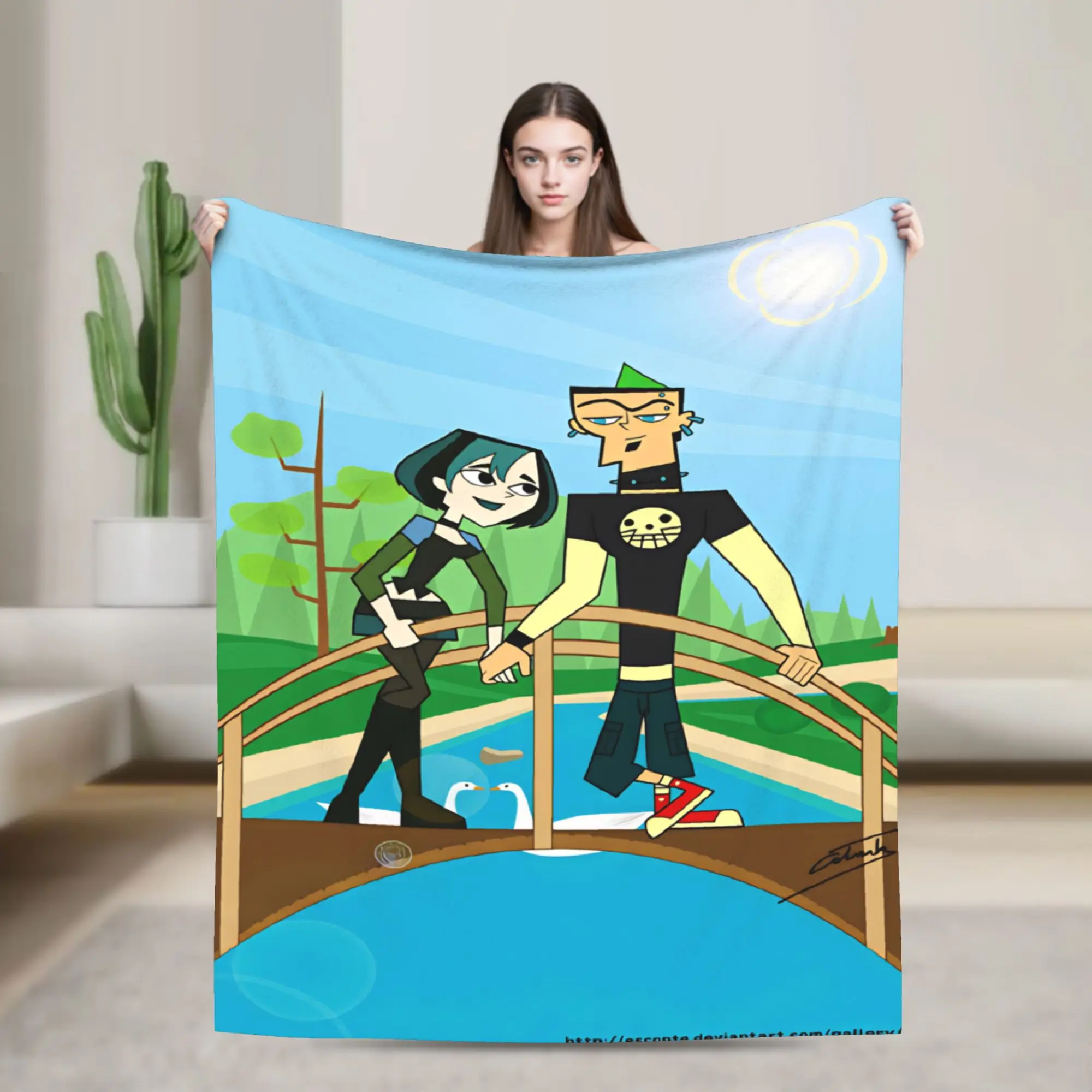 Totals Dramas Island Icon Blankets  Travel Office Flannel Throw Blanket For Couch Bed Super Warm Custom Quality Bedspread Gift