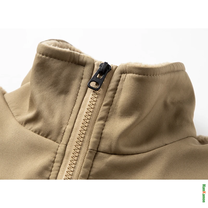 Plush Insulation Shearling Jacket: Thick, Warm, Lightweight, & Unconstrained Texture for Cold Weather Unisex