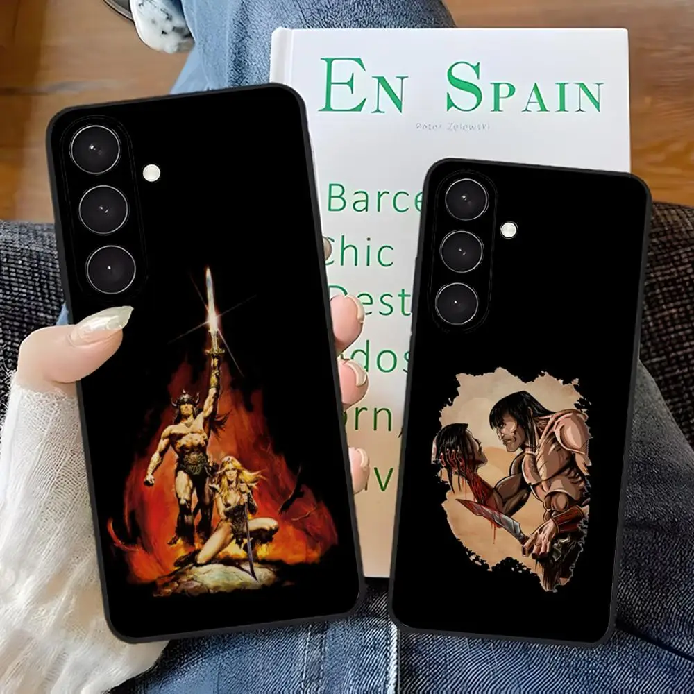 Conan Barbarian Phone Case For Samsung S26 S25 S24 S23 S22 Ultra Plus Fe A57 A37 A17 A27 5G Silicon Cover
