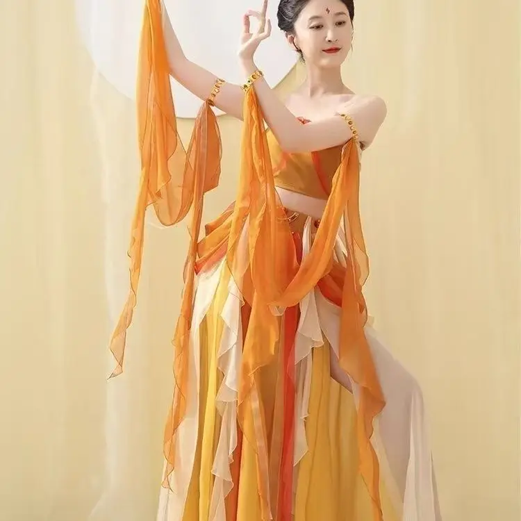 Feitian Hanfu New Exotic Style Western Region Princess Costume Performance Outfit Ancient Style Dance Dress