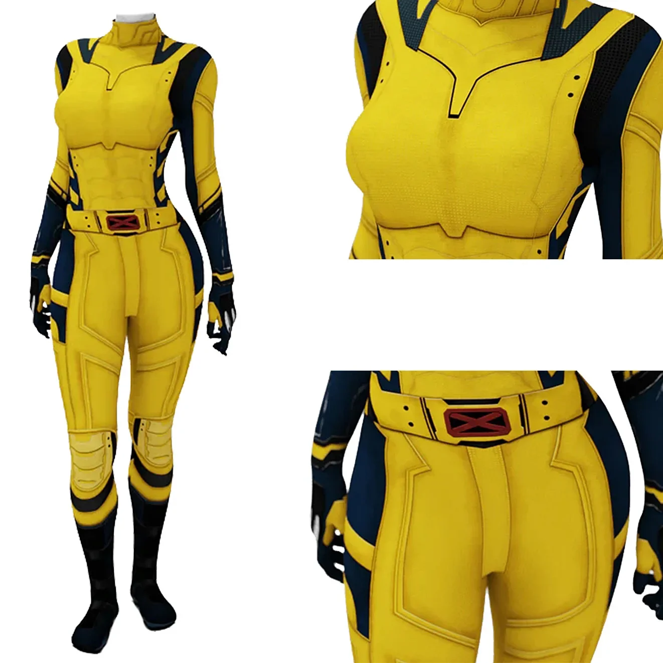 Films Wolverine Cospaly Kostuum Cos James Howlett Jumpsuit Voor Supeohero Performance Halloween Carnaval Superheld Panty Zentai