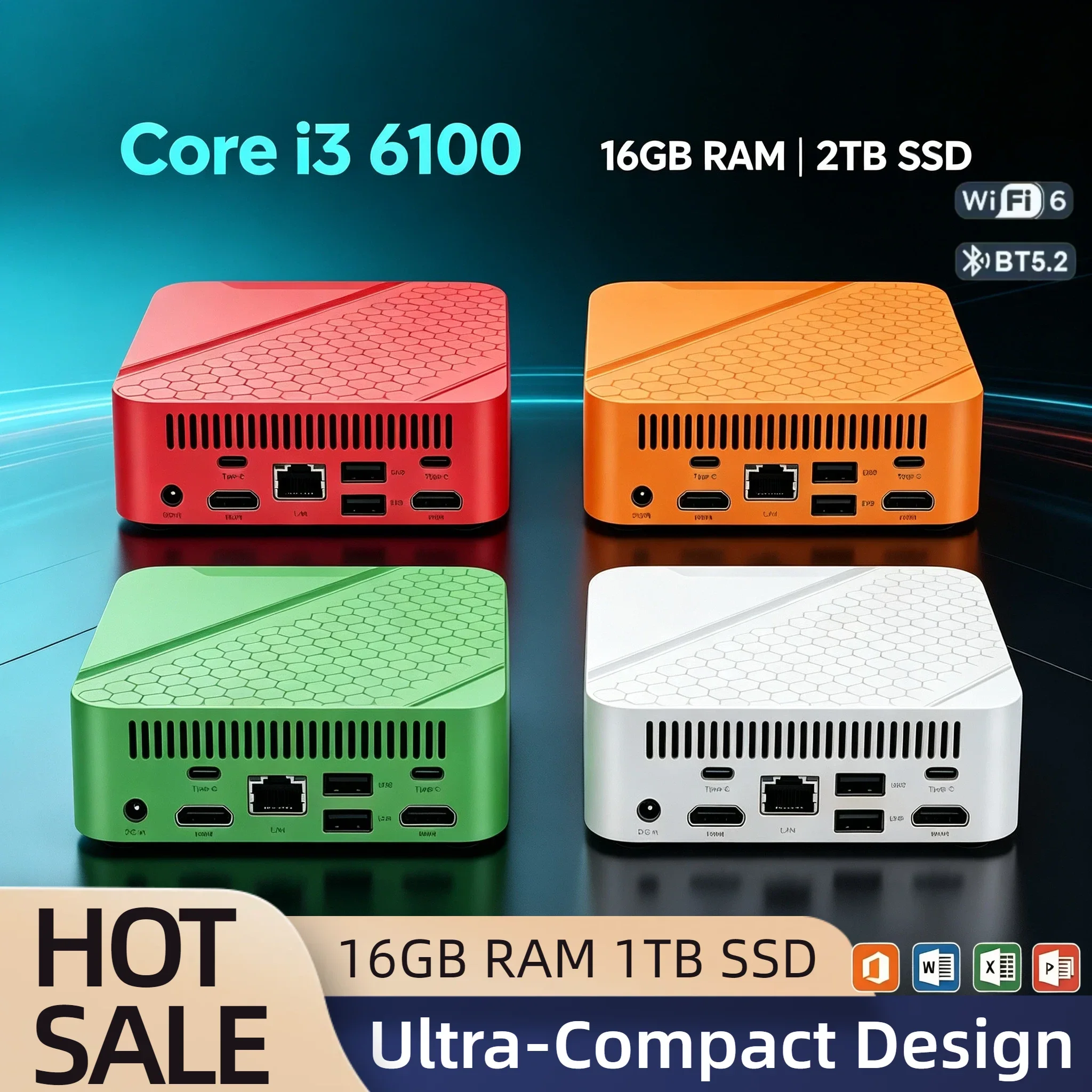 インテル-core-i3-6100-ミニpc-デスクトップ-16gb-ddr4-2tb-nvme-ssd-トリプル4kビデオ-wifi6-bt52-高性能-オフィス-ホーム-プロ-学生向け