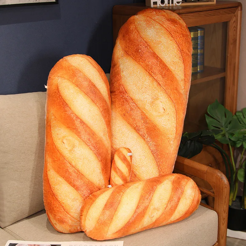 Riesiges Brot, Plüsch, langes Kissen, Spielzeug, weich, lustig, Simulation, Lebensmittelspielzeug, kreatives Kissen, Geburtstagsgeschenk, Weihnachtsgeschenk – Detail 23