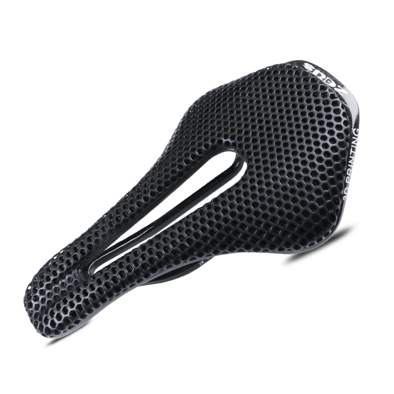 

STLF Bicycle Accessories Carbon Fiber Honeycomb 3D Printed Bicycle Saddle Mountain Road Bike Seat Bike Spare Parts Bicycle Saddl
