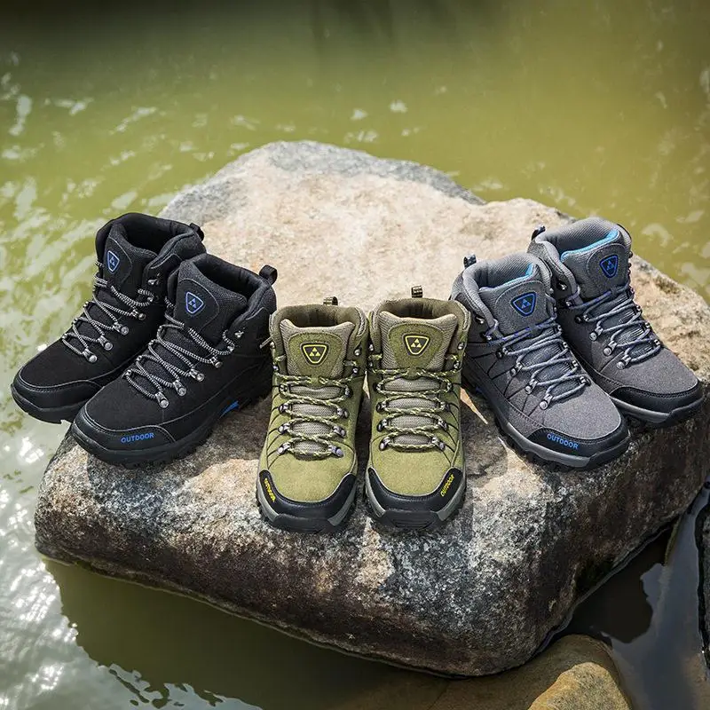 Waterproof Hiking Shoes Outdoor Casual Sports Desert Climbing Anti-slip Autumn Travel Shoes Lightweight Mountain Climbing Boots