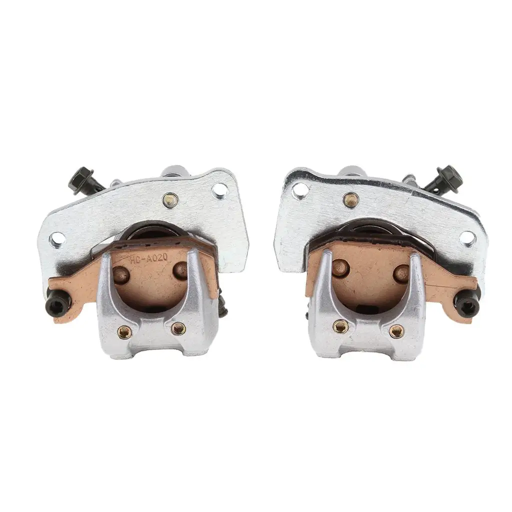 Front Brake Caliper Set Iron Material Wear Resistant Performance Replacement for Suzuki King Quad 700 LT-A700X 2005-2007