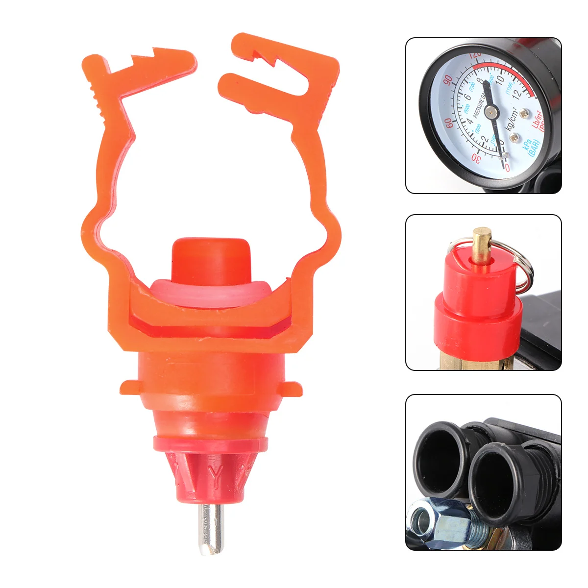 

6Pcs Automatic Chicken Water Feeder Spring Clip Screw Style Poultry Waterer for Ducks Pullets Game Birds