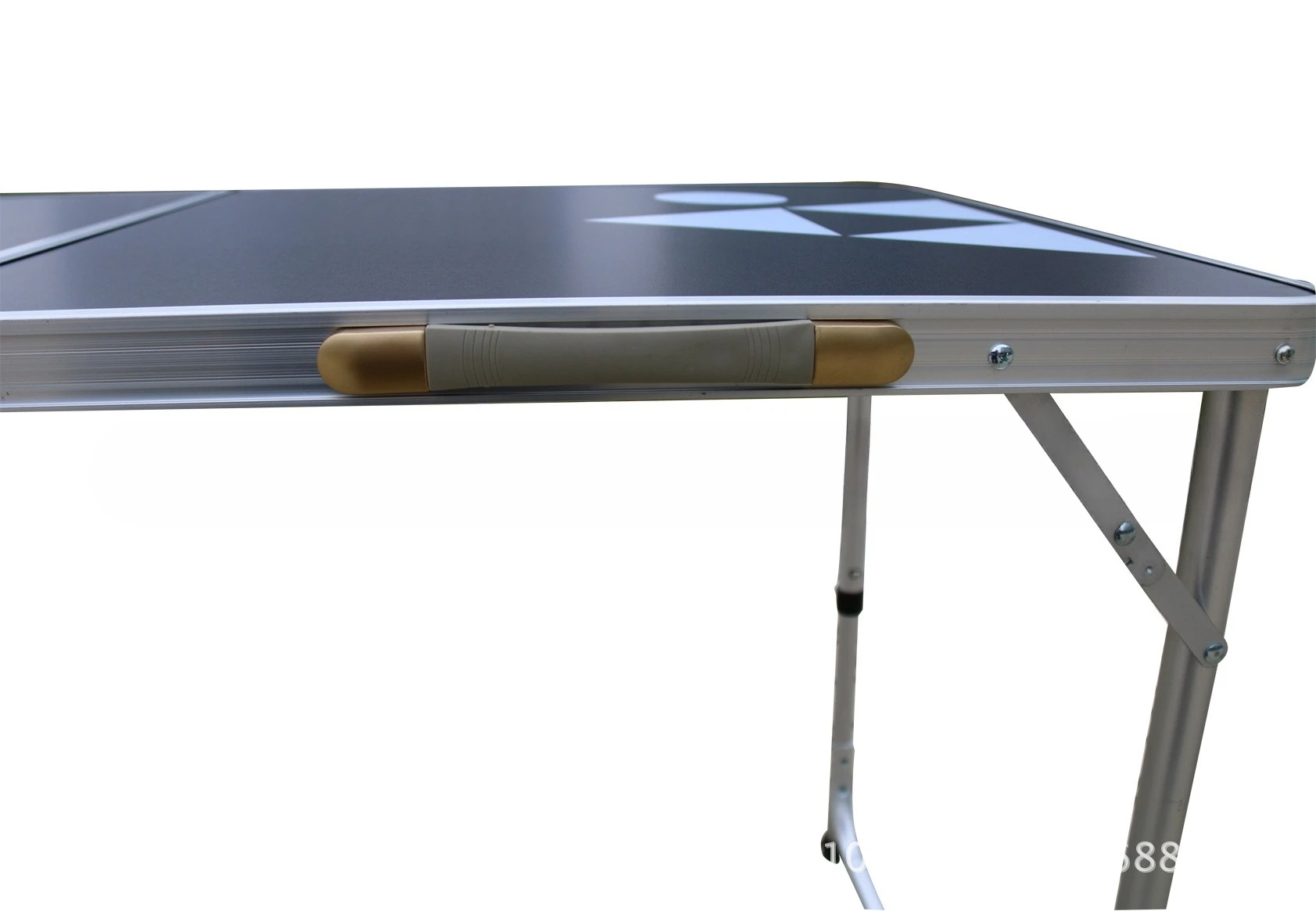 8Ft 4-fold Aluminum Alloy Folding Table BEER PONG TABLE, European and American Beer Game Table