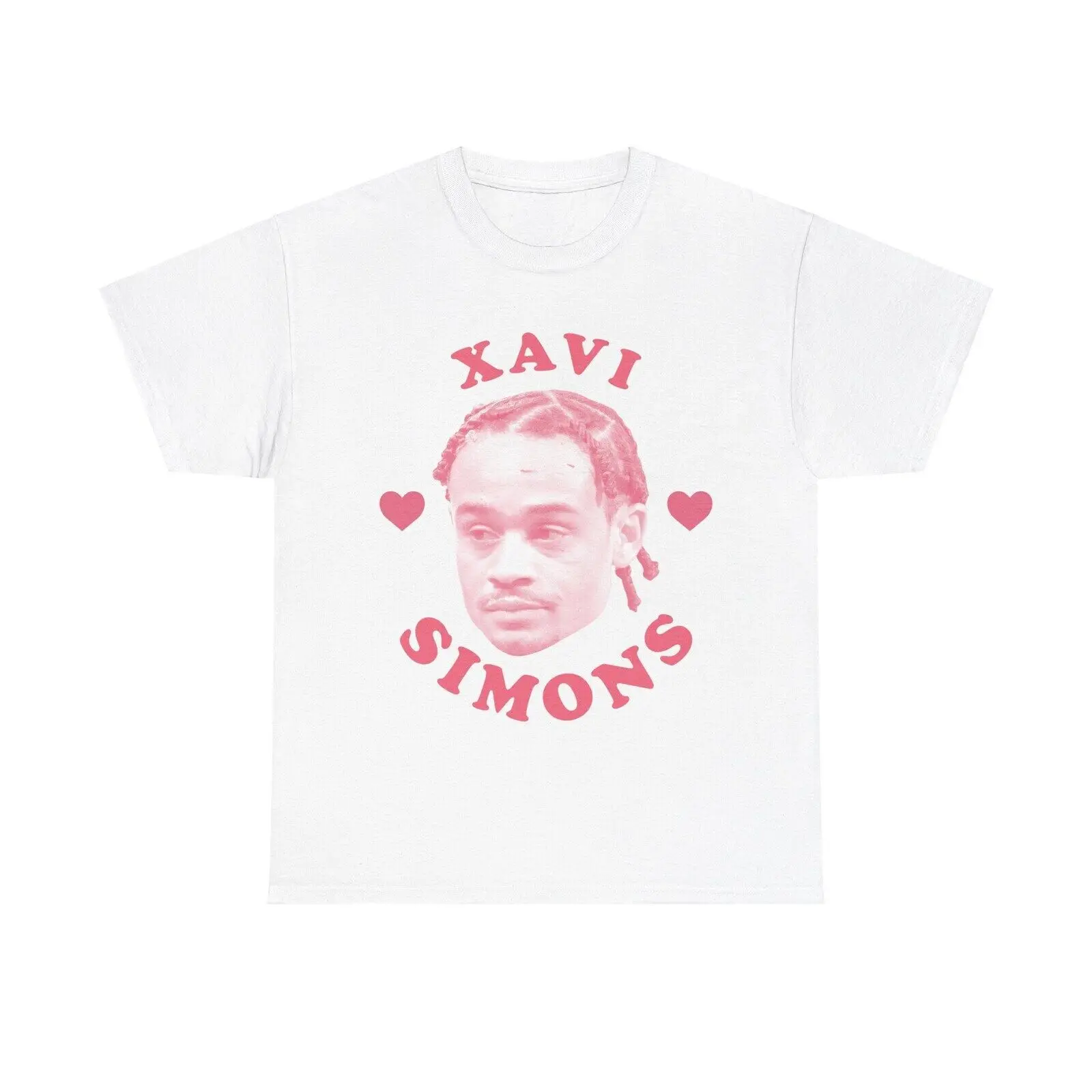 

Xavi Simons Pink Heart T Shirt