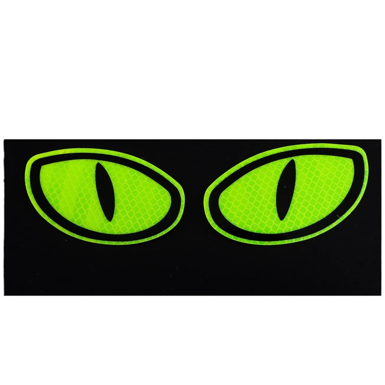 1 زوج مضحك الدراجة ملصق عاكس ملصق حائط من الفينيل عيون كبيرة دراجة سيارة ديكور للنوافذ الزجاج الخارجي اكسسوارات السيارات الديكور