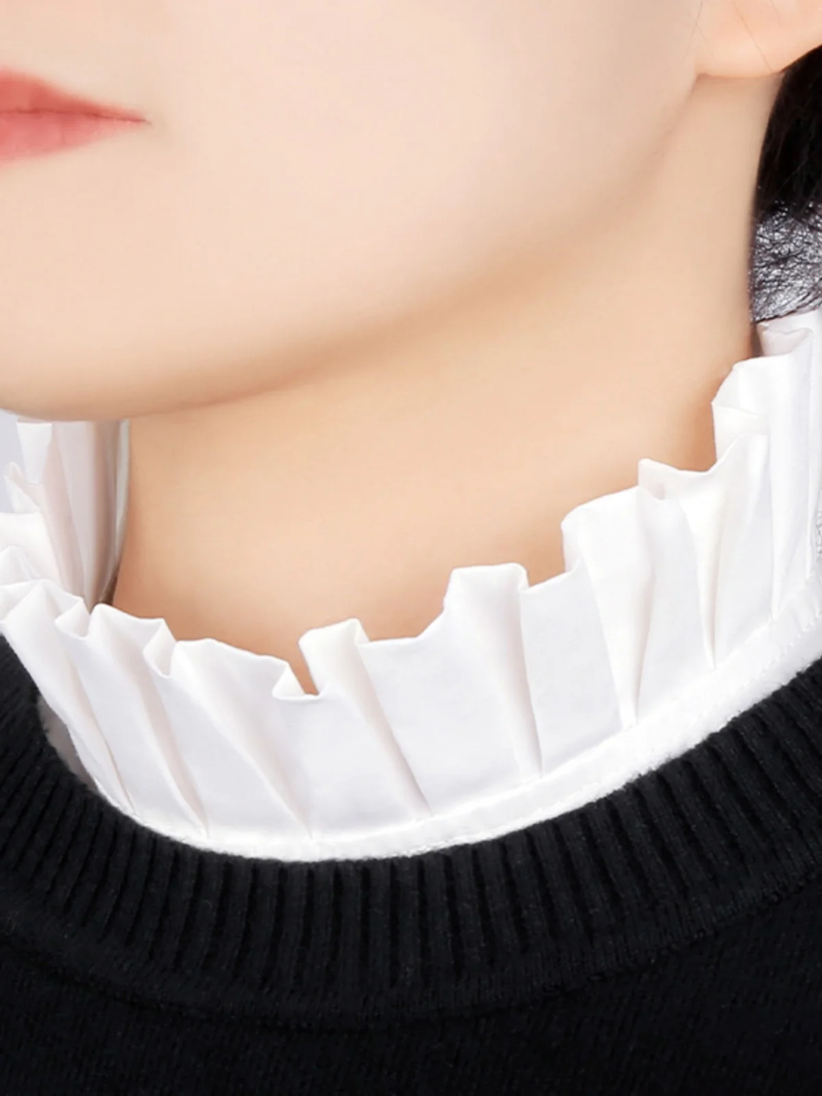 camisa-base-plissada-versatil-branca-para-mulheres-com-colarinho-falso-multifuncional-para-combinar-com-sueter-estilo-coreano