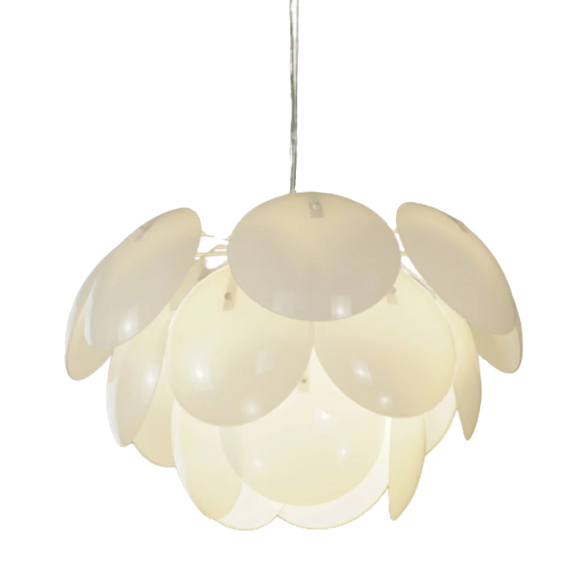 

Nordic French minimalist white pine cone chandelier, restaurant children's room warm cream style bedroom cloakroom lighting