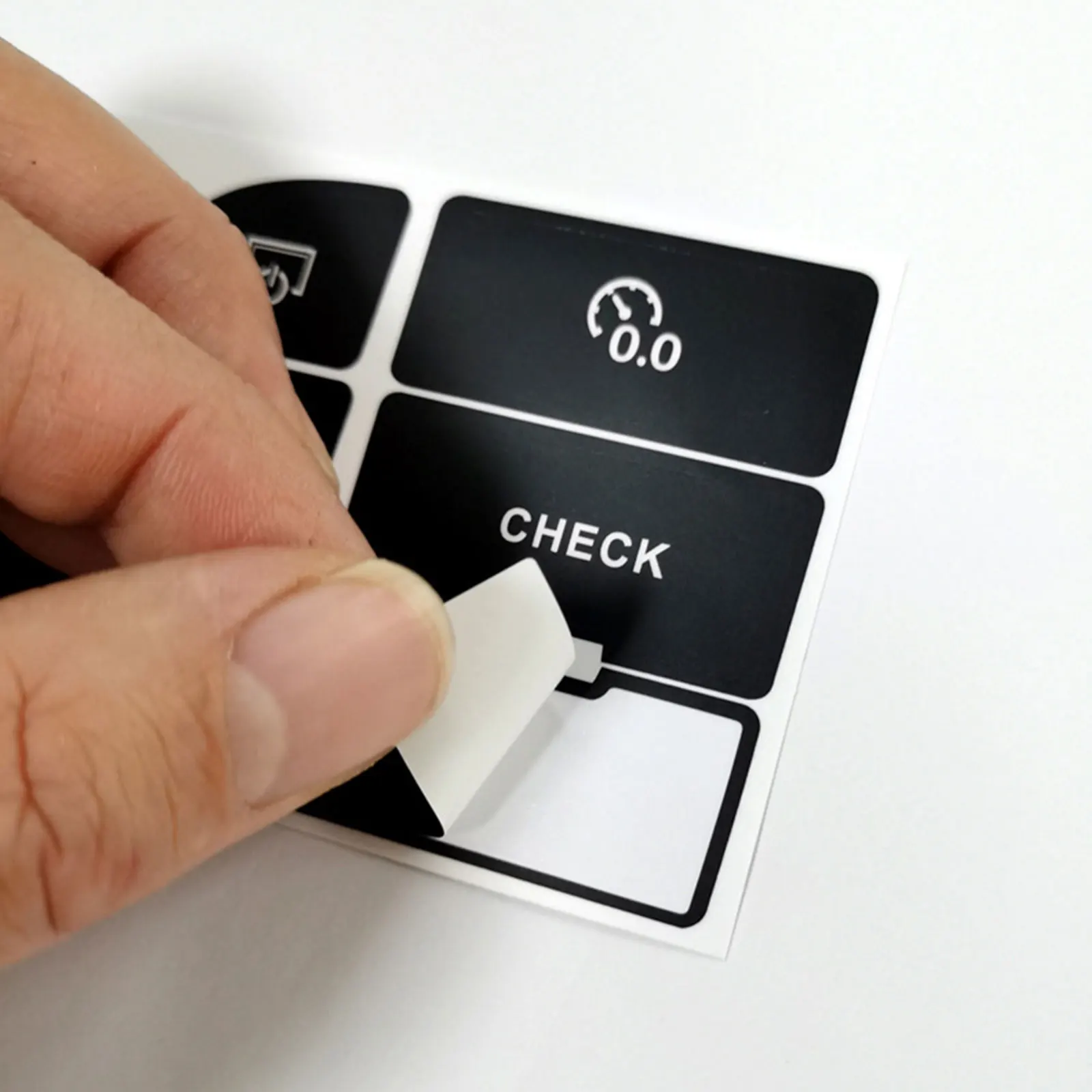 Suitable for Audi A6/A6L 05-11 central control glove box button repair sticker Dashboard Check view 2
