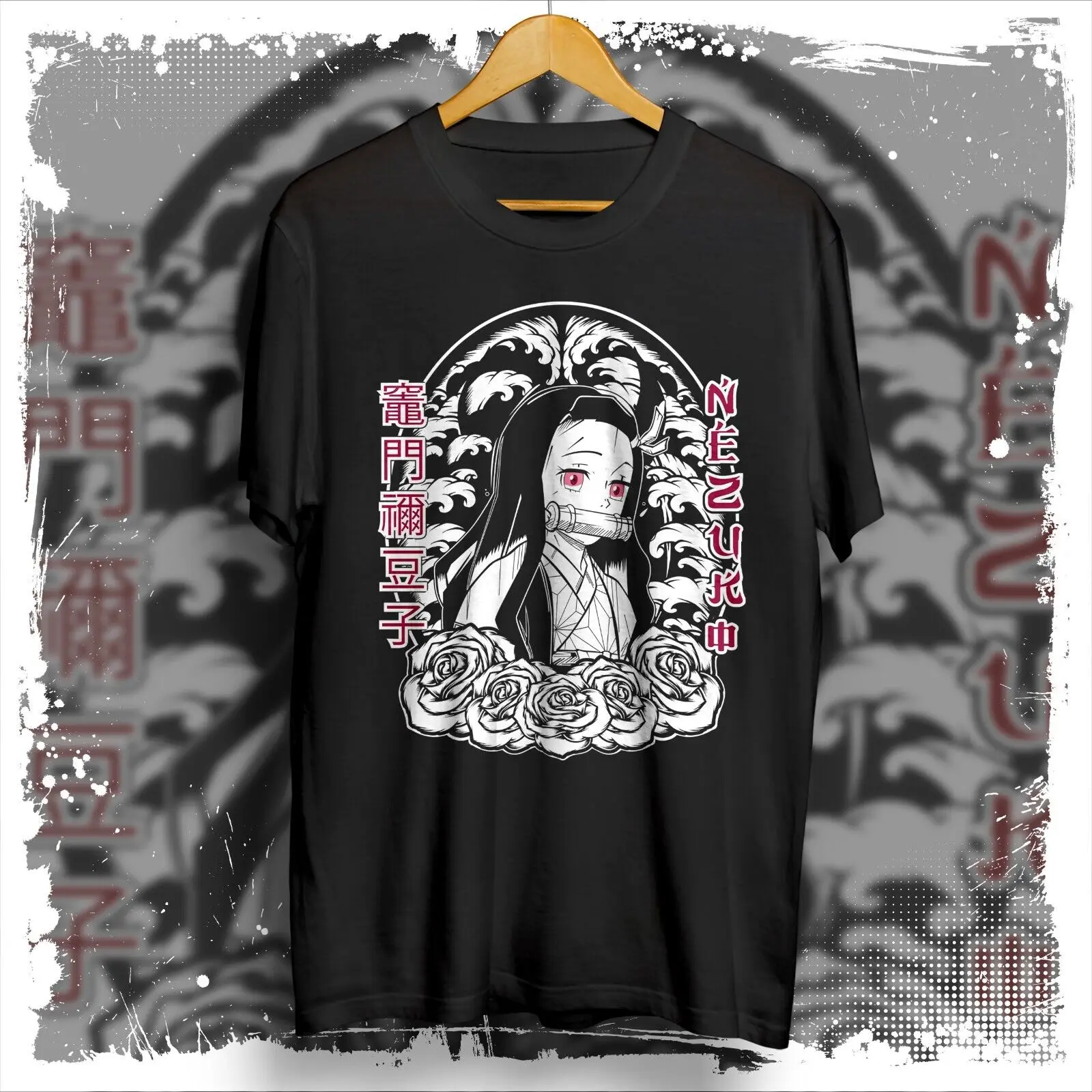 Nezuko cute demon anime graphic tees, Demon Slayer tshirt, anime shirt