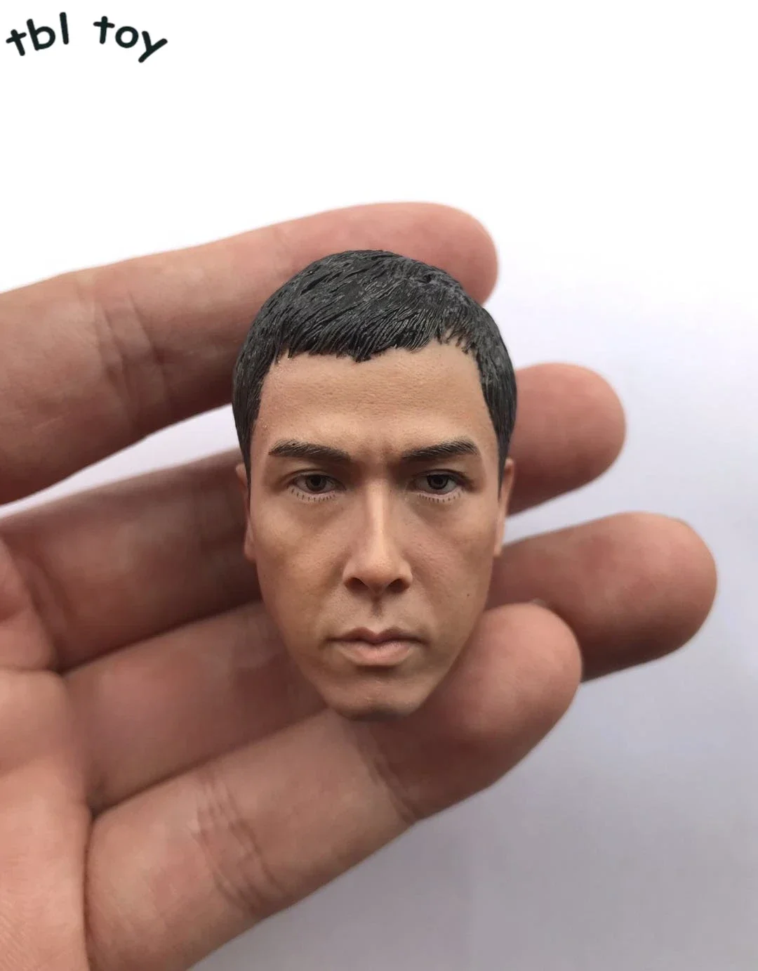 1/6 Scale Yip Man Head Sculpt Donnie Yen Head Carving Model Toy for 12in Phicen Tbleague Body Action Figure