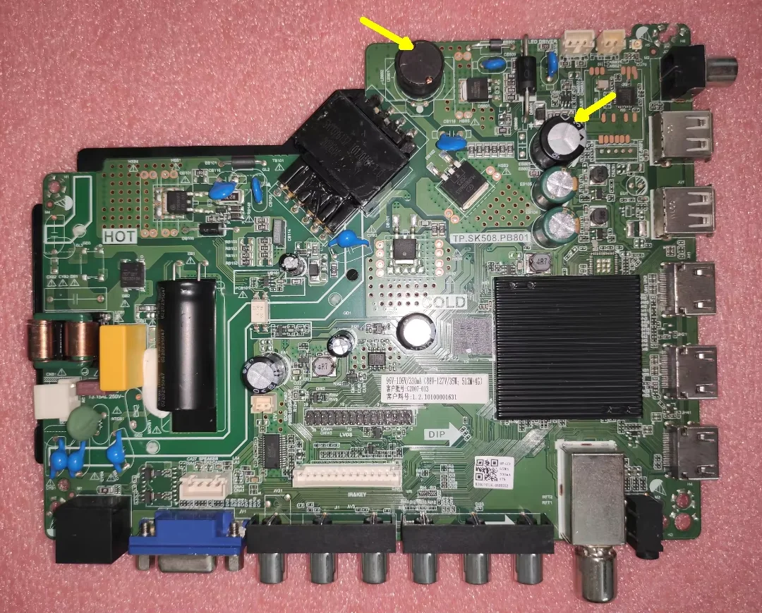 

TP.SK508.PB801 LED TV motherboard TV power board main board 1G+8G WiFi