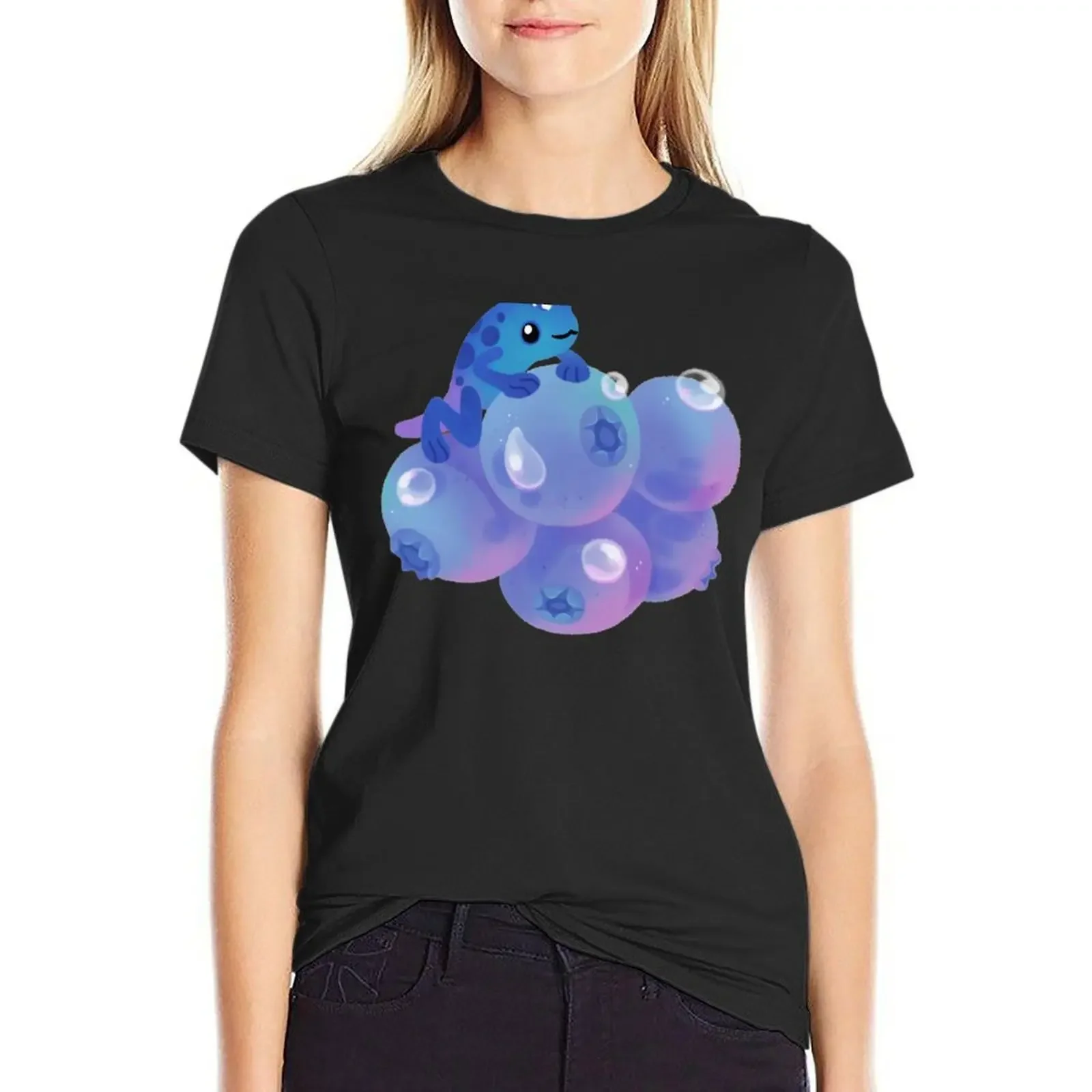 

Blueberry poison yogurt 1 T-Shirt plain customs animal prinfor workout shirts for Women