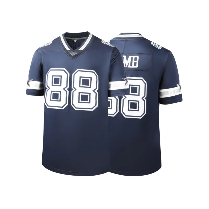 Wholesale Top Quality America Football Jersey Breathable Training Wear DAL Men's 88 CeeDee Lamb Rugby Jersey Adults T-Shirts