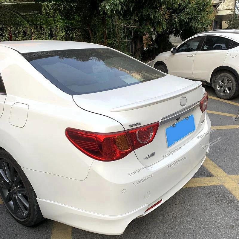 For Toyota Mark X Reiz 2010 -2016 High Quality ABS Plastic Unpainted Color Rear Trunk Spoiler Trunk Wing Car Accessories