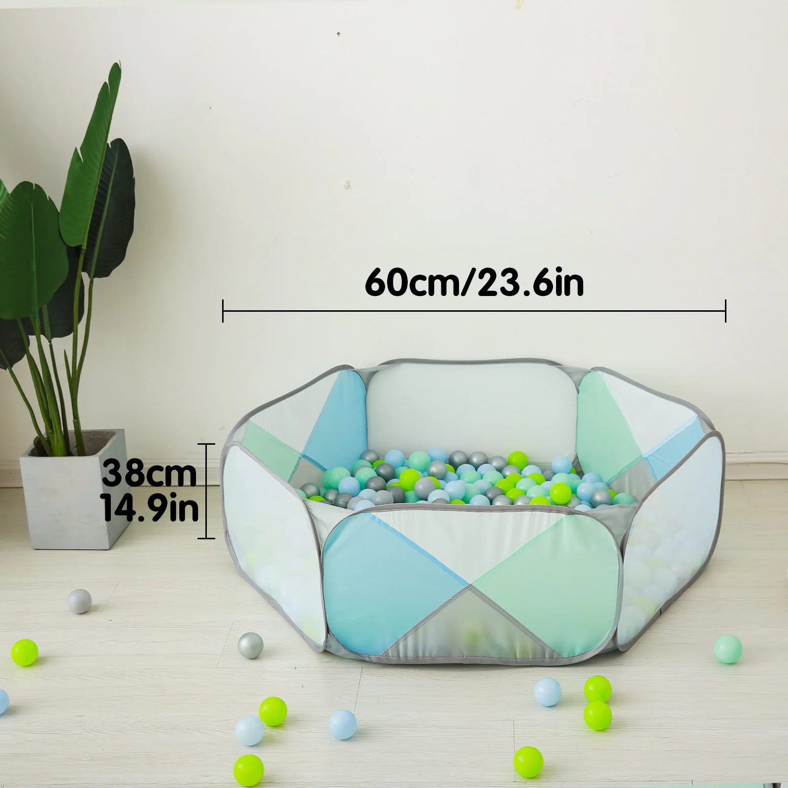 1pc Multi-colour Available Child Ball Pit Ball Pool with Pattern Portable Kids Ocean Pool Toys（Balls not included）