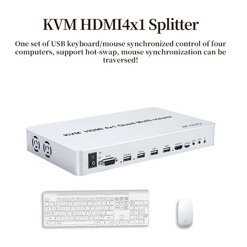Screen Splitter Multi-Display Game Splitter 4/8/9/16 signals on one screen at the same time TV Splicing Box Seamless switching