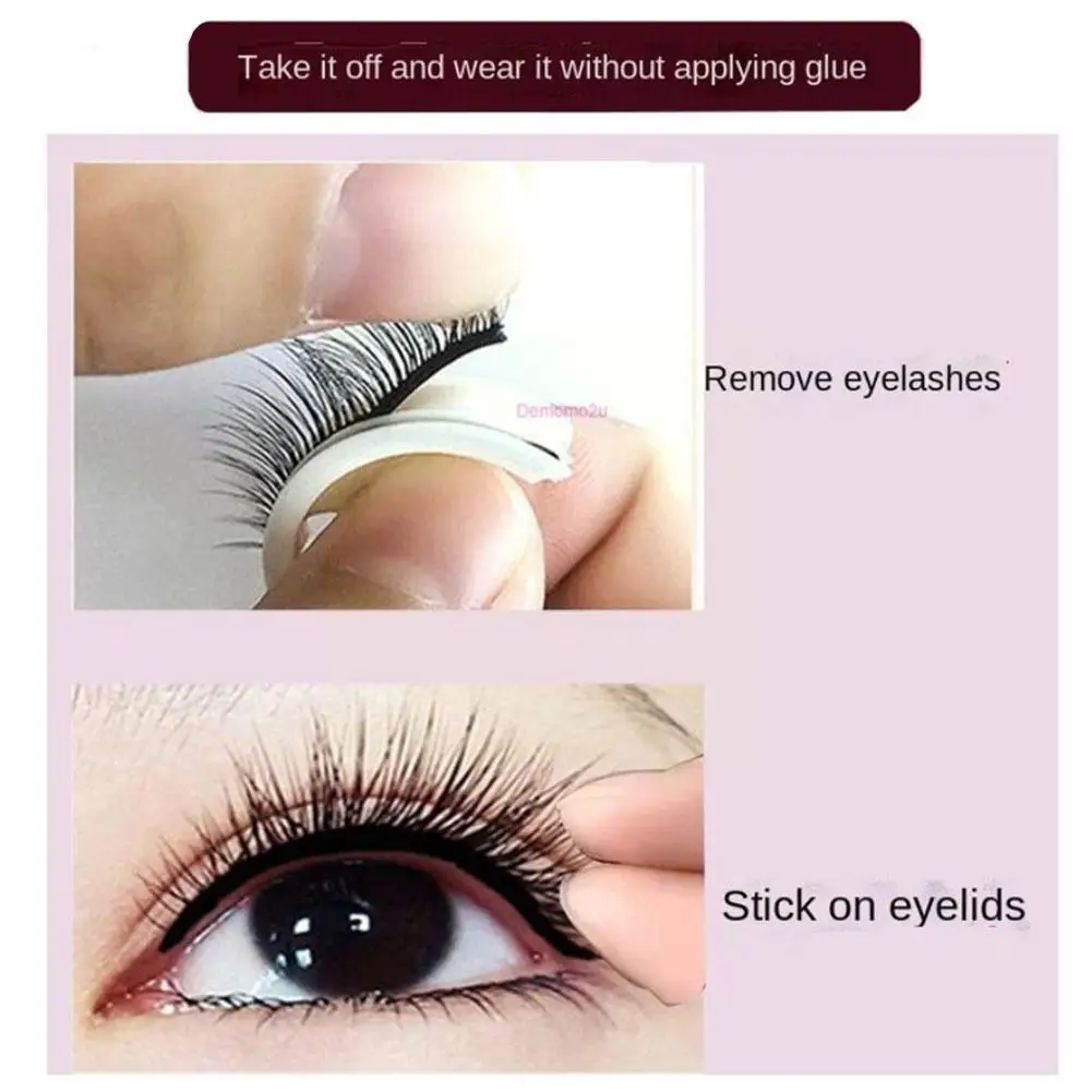 Self-Adhesive Eyelashes Natural Slender Full Roll Extension Waterproof Eyelashes Lash Accessories Tool Makeup Reusable Fals C6V4