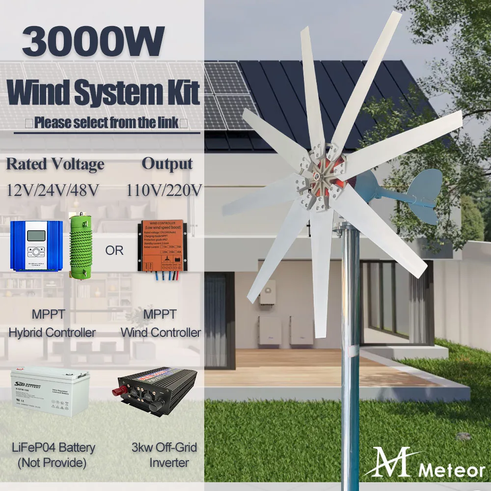 3000W Wind Turbine …