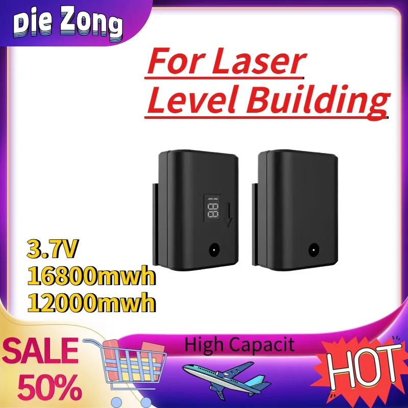 In Stock For Laser Level Building Tools Rechargeable Lithium Battery Digital Display 3.7V 16800mwh 12000mwh Battery