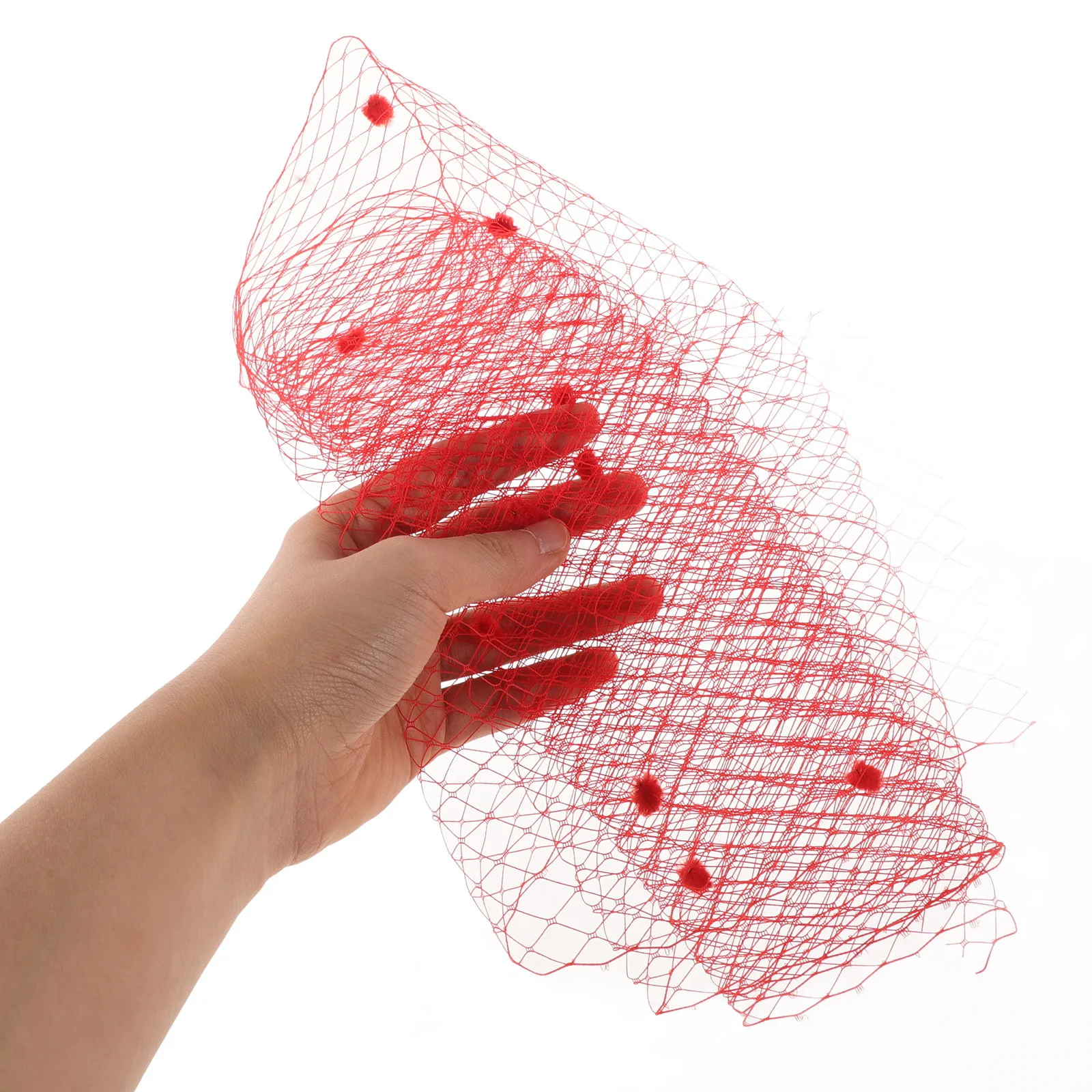 نسيج شبكي عتيق واسع خفيف الوزن يسمح بمرور الهواء يمكنك صنعه بنفسك صنع المواد للنساء فستان الزفاف قبعة الحفلات الديكور #1