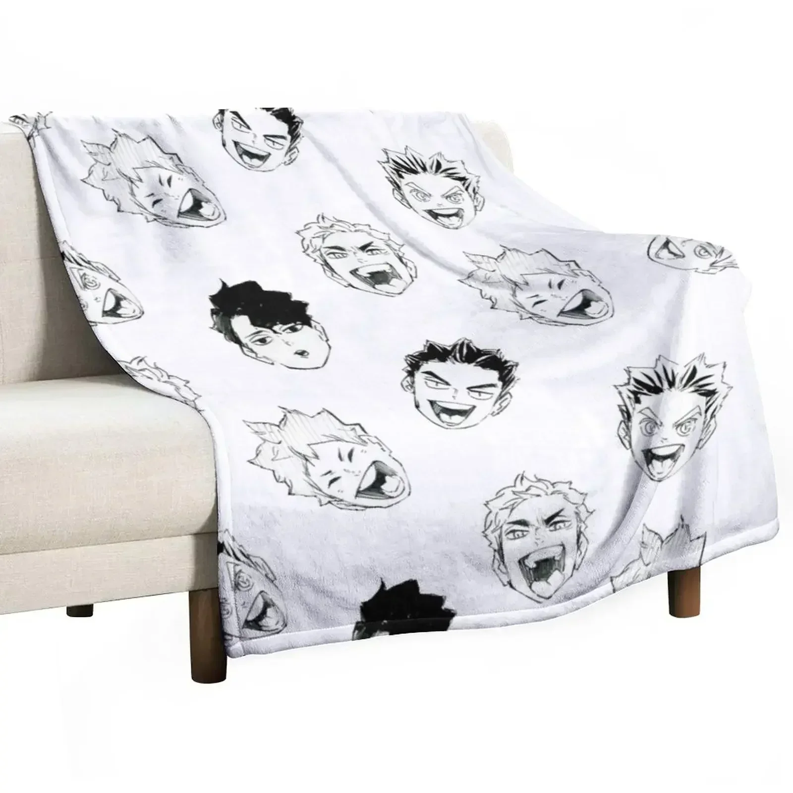 jackals pattern Throw Blanket warm for winter Bed covers Plush Blankets