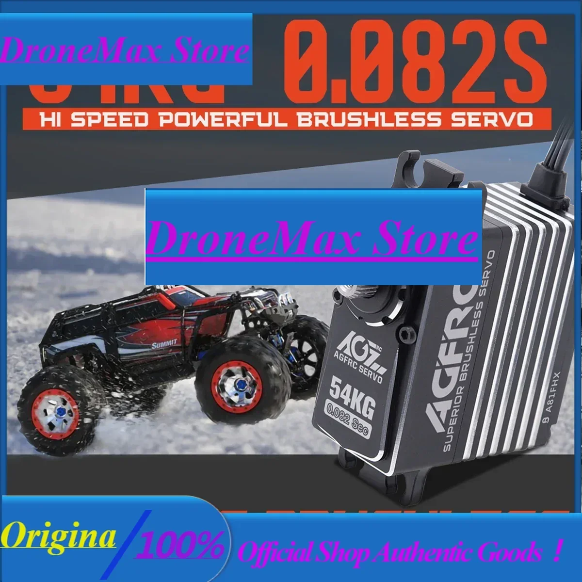 DrMasAGFRC A81FHX 54KG HV 4-Pole Brushless Super Powerful Digital Servo Motor For 1/10 1/8 RC Cars Boats Large Size Helicopter J